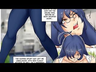 Видео: Хентай порно комикс без цензуры: Giantess growth