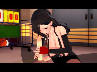 Видео: Кончил на лицо Tifa Lockhart после того, как выебал