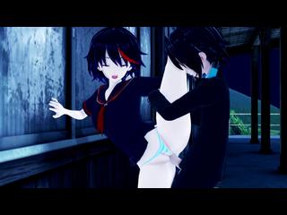 Видео: Молодая Ryuko сосет хуй и ебется на вокзале